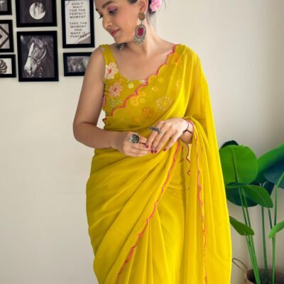 Designer Georgette Saree