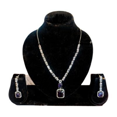 Elegant Amethyst Gemstone Jewelry Set