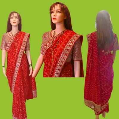 Readymade designer Blouse Bandhni saree