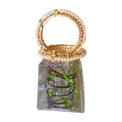 Pear/Moti Multi Colour Bangle