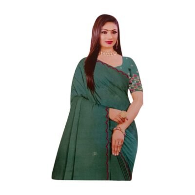 Georgette Plain with Lace Designer saree